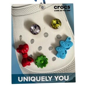 Crocs Jibbitz Barrett And Gem 5 Pack Shoe Decorations